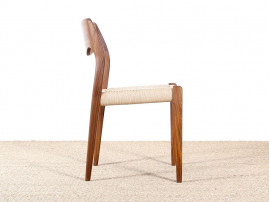 Mid-Century Modern danish chair model 71 by Niels O. Møller, new edition