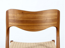 Mid-Century Modern danish chair model 71 by Niels O. Møller, new edition