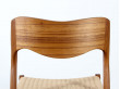 Mid-Century Modern danish chair model 71 by Niels O. Møller, new edition