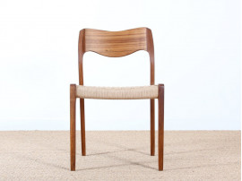 Mid-Century Modern danish chair model 71 by Niels O. Møller, new edition