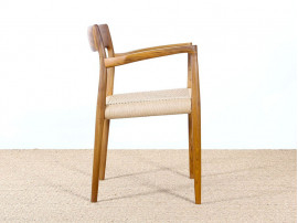 Mid modern scandinavian armchair  model 57 by Niels O. Møller, new edition