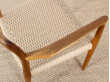 Mid modern scandinavian armchair  model 57 by Niels O. Møller, new edition