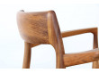 Mid modern scandinavian armchair  model 57 by Niels O. Møller, new edition