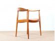 Scandinavian armchair The Chair, designed by Hans J. Wegner