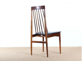 Set of 6 chairs in rosewood