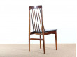 Set of 6 chairs in rosewood