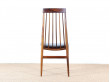 Set of 6 chairs in rosewood