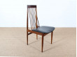 Set of 6 chairs in rosewood