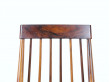 Set of 6 chairs in rosewood