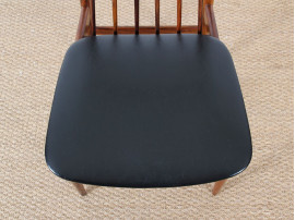 Set of 6 chairs in rosewood