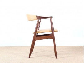 Scandinavian desk chair in teak