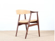 Scandinavian desk chair in teak