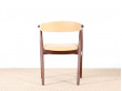 Scandinavian desk chair in teak