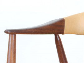 Scandinavian desk chair in teak