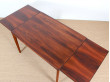 Scandinavian dining table in rosewood 4/8 seats.