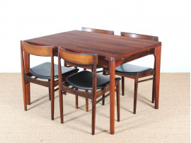 Scandinavian dining table in rosewood 4/8 seats.