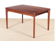 Table de repas scandinave en palissandre 4/8 pers.