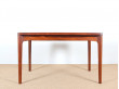 Table de repas scandinave en palissandre 4/8 pers.