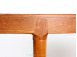Scandinavian oval table in teak 6/12 seats