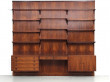 Mid century modern danish wall system in Rio rosewood