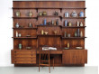 Mid century modern danish wall system in Rio rosewood