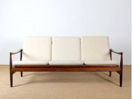 Scandinavian rosewood sofa, 3 seater