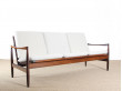 Scandinavian rosewood sofa, 3 seater