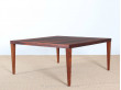 Scandinavian occasional table in rosewood