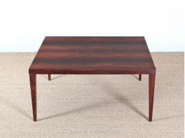 Scandinavian occasional table in rosewood