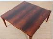 Scandinavian occasional table in rosewood
