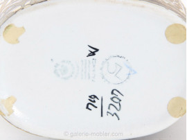 Scandinavian ceramic vase,  Baca motif  719/3207