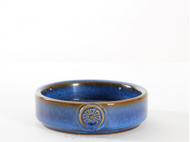 Scandinavian ceramics : Blue and bronze bowl Northern lights
