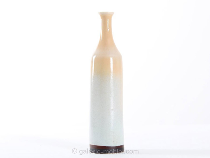 Scandinavian ceramic bottle vase