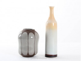 Scandinavian ceramic bottle vase
