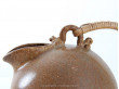 Scandinavian pottery : pitcher with a rattan handle, designed by Arne Bang