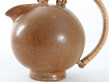 Scandinavian pottery : pitcher with a rattan handle, designed by Arne Bang