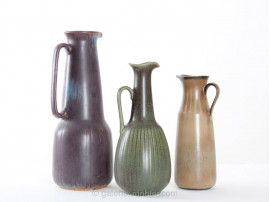 Scandinavian ceramics : pitcher in bronze green, model EWER