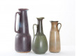 Scandinavian ceramics : pitcher in bronze green, model EWER