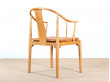 Set of 4 chairs China chair model 4283, designed by Hans J. Wegner