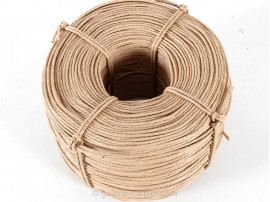 Danish paper cord, natural colour. 500 m.