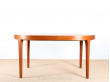 Scandinavian teak dining table 6/10 seats.