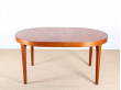 Scandinavian teak dining table 6/10 seats.