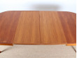 Scandinavian teak dining table 6/10 seats.