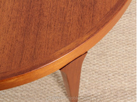 Scandinavian teak dining table 6/10 seats.