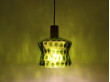 Set of 3 glass pendant lamps 