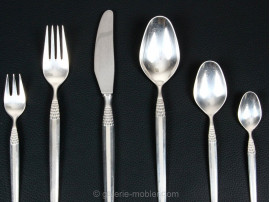 Set of scandinavian silverplate cutlery Cheri for 12 people, 76 pieces.