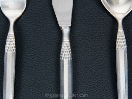 Set of scandinavian silverplate cutlery Cheri for 12 people, 76 pieces.