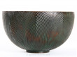 Fluted bowl in bronze deigned by Axel Salto