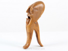 Carved wood nutcracker, designed by Kay Bojesen