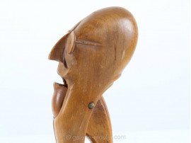 Carved wood nutcracker, designed by Kay Bojesen